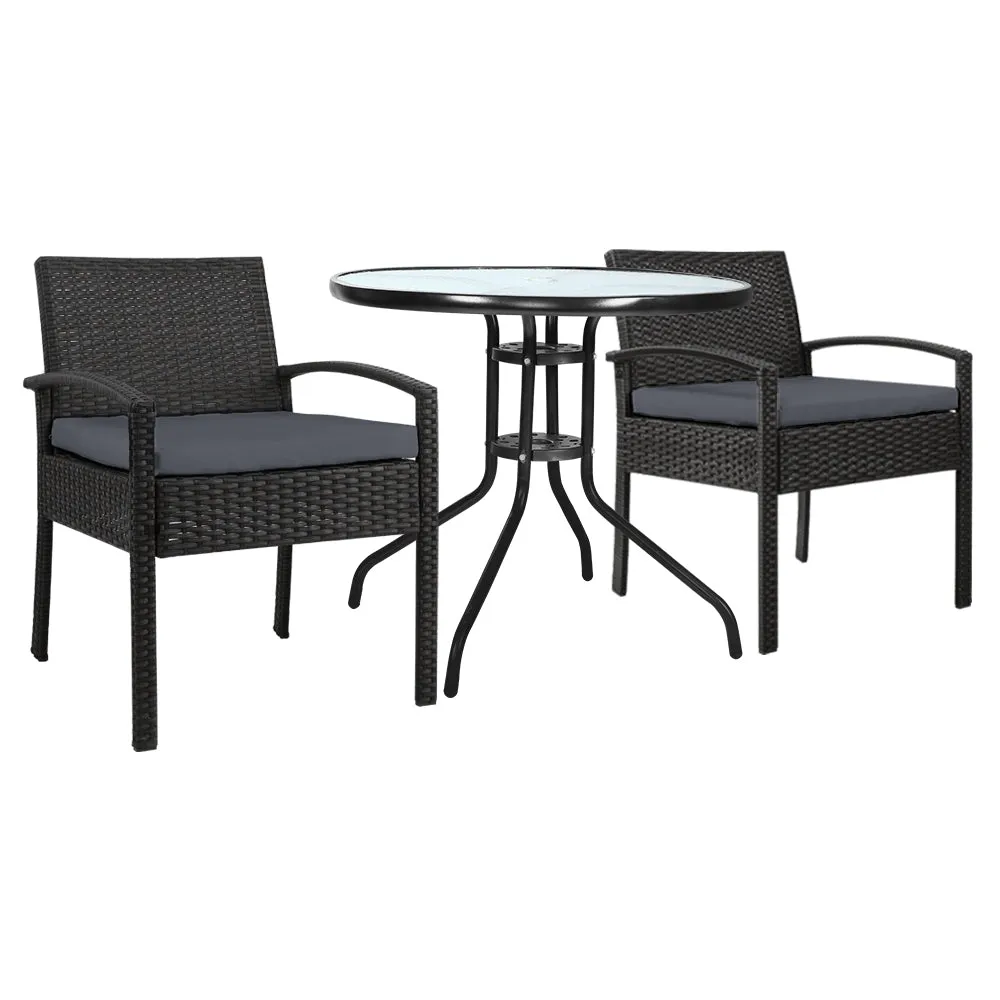 3PCS Outdoor Sofa Set With Table