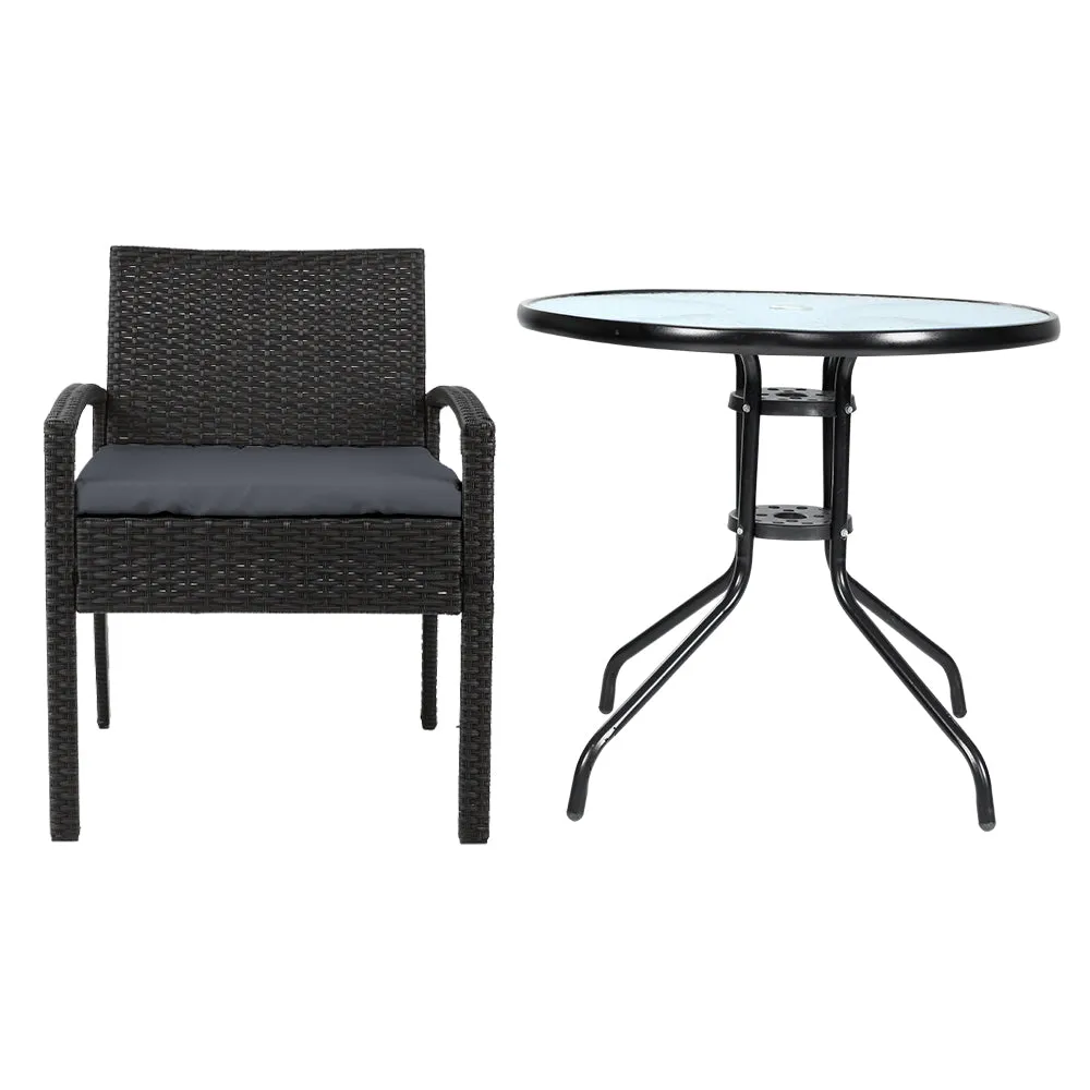 3PCS Outdoor Sofa Set With Table
