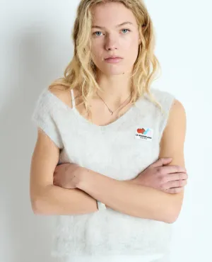American Vintage Nenybay Grey Sweater Vest