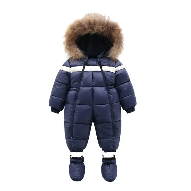 Baby Windproof Ski Snowsuit