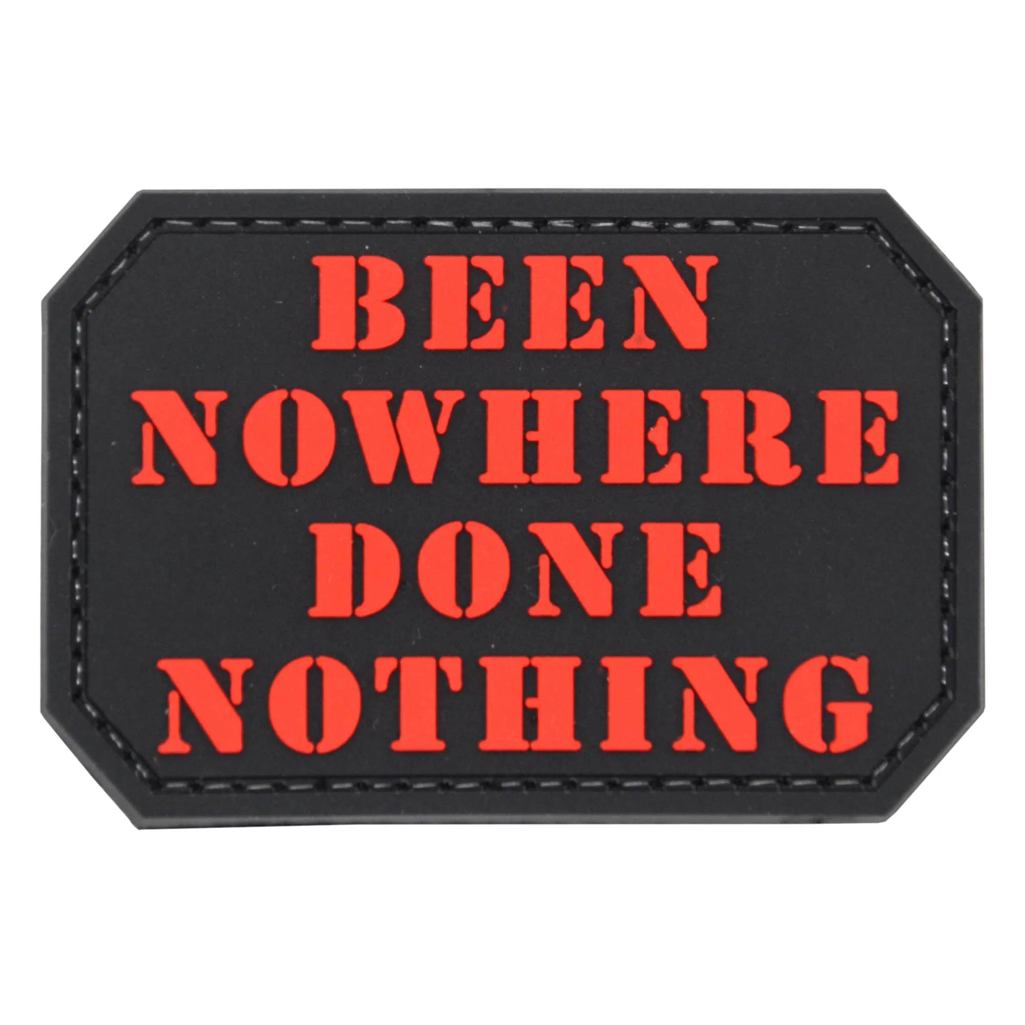 Been Nowhere Done Nothing Funny Patch Black/Red