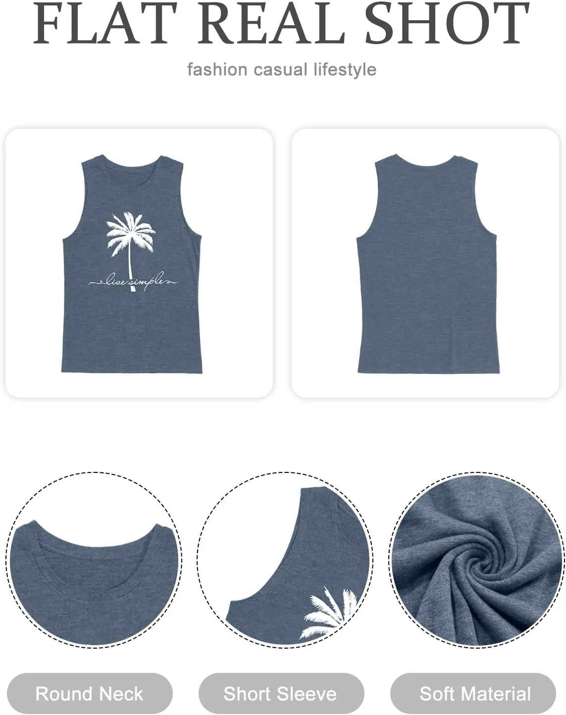 Binshre Tank Tops Women Hawaiian Beach Graphic Tank Tops Summer Casual Tanks Vest Country Music Vintage Tank Cami