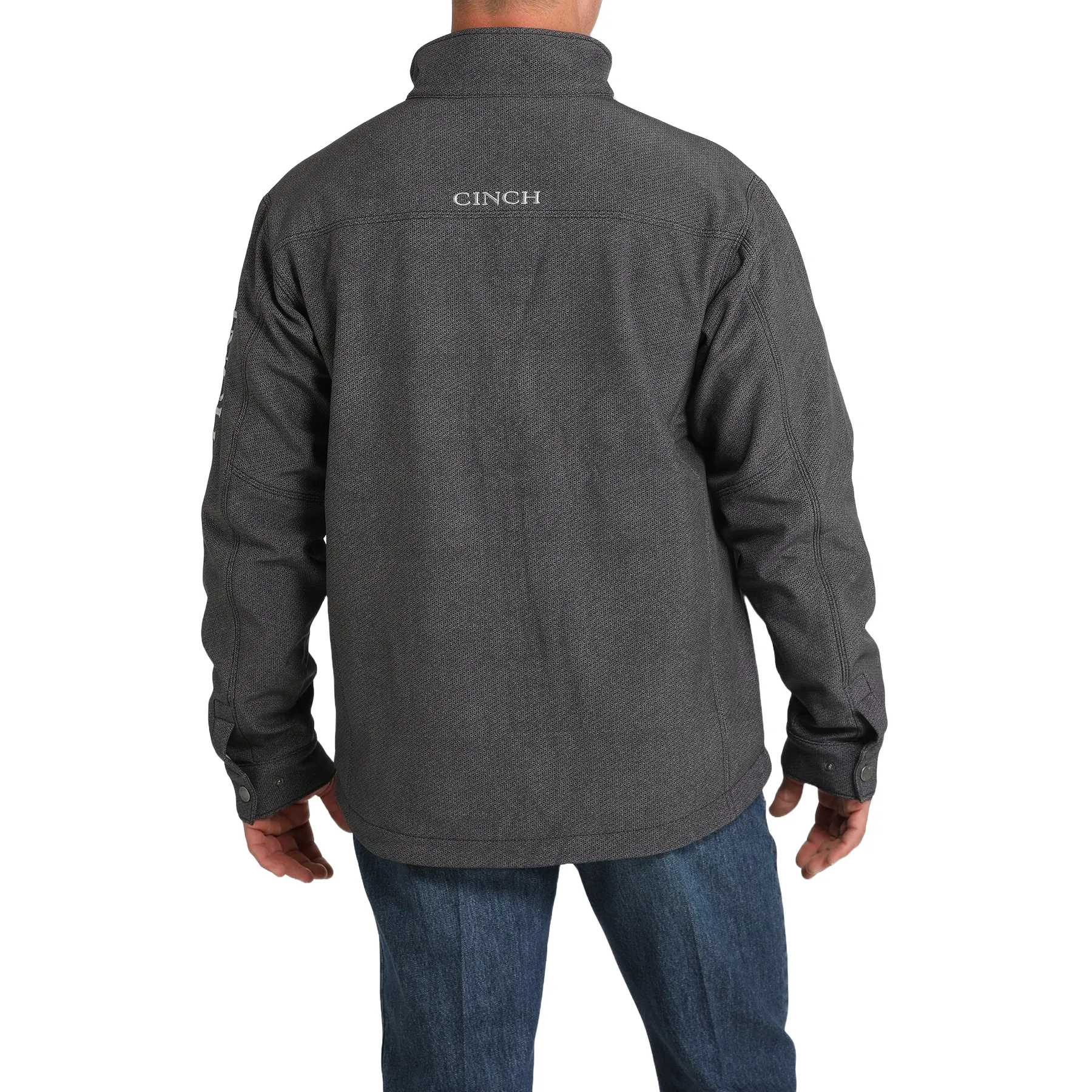 Cinch Men's Concealed Carry Bonded Grey Jacket MWJ1537006