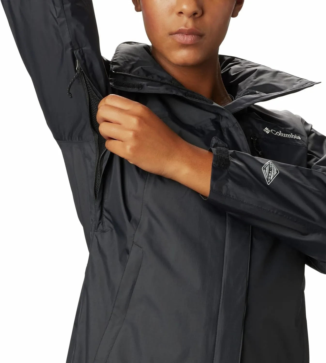 Columbia Women's Pouration Jacket, Waterproof & Breathable