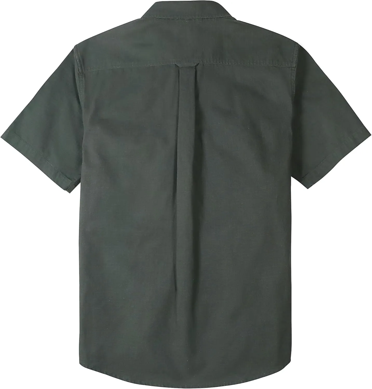 Dubinik Mens Short Sleeve Button Down Shirts Two Pocket Vintage Mens Work Shirt Cotton Mens Shirts Casual with Stretch