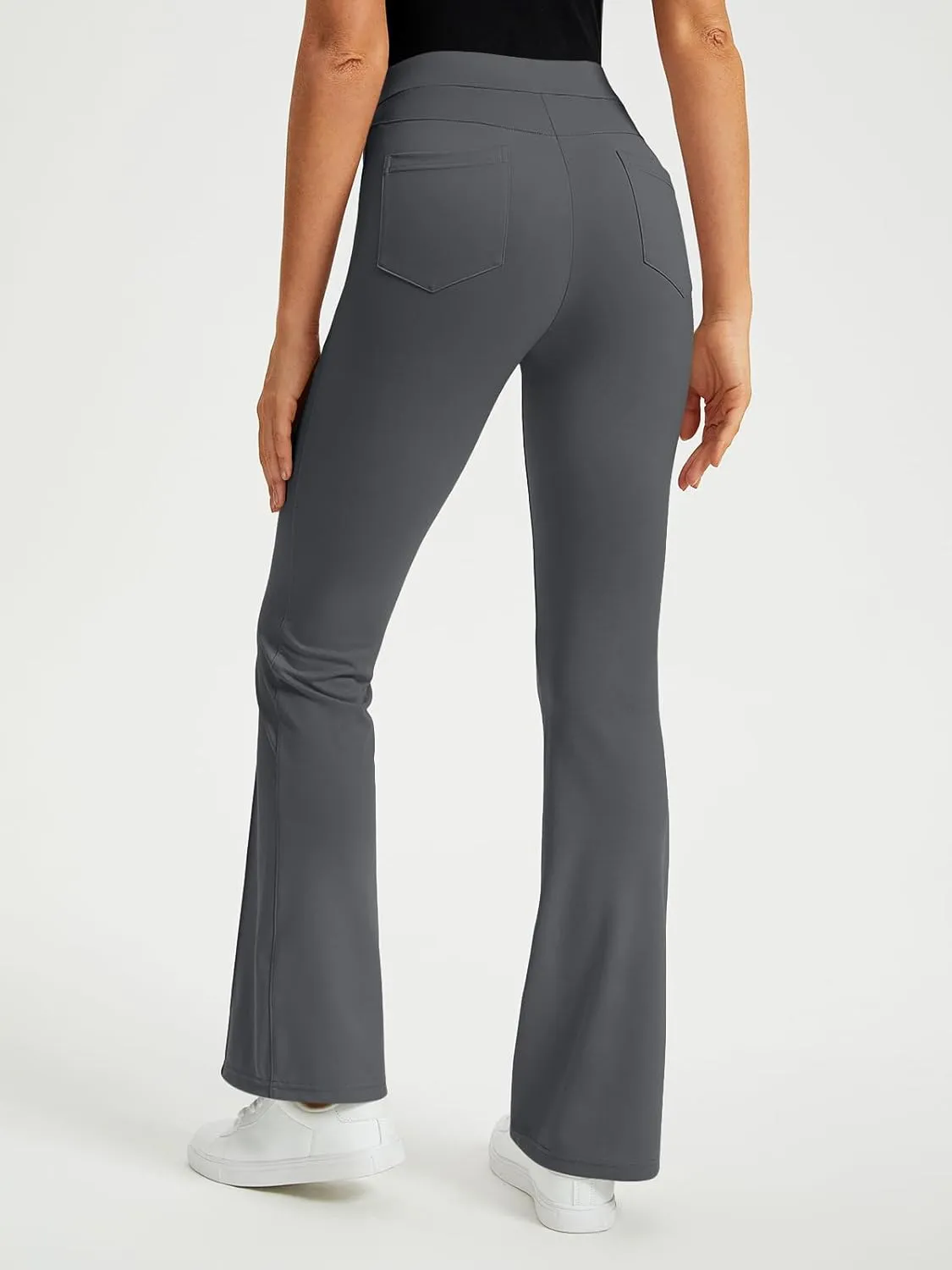EFAN Womens Work Business Casual Flare Leggings Pants Comfort Office High Waisted Slacks Suits with Pockets 2025