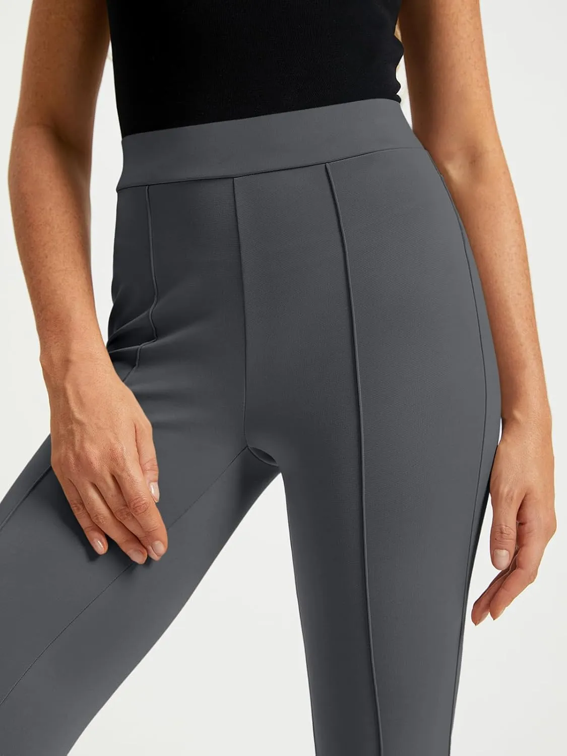 EFAN Womens Work Business Casual Flare Leggings Pants Comfort Office High Waisted Slacks Suits with Pockets 2025