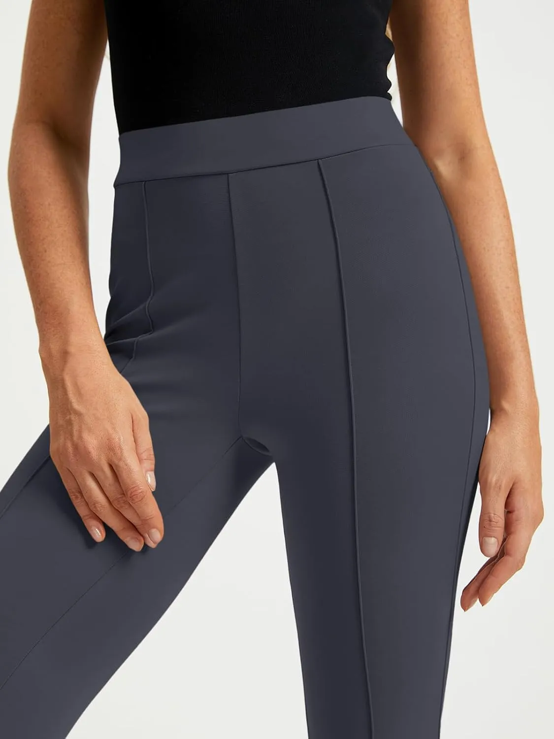 EFAN Womens Work Business Casual Flare Leggings Pants Comfort Office High Waisted Slacks Suits with Pockets 2025
