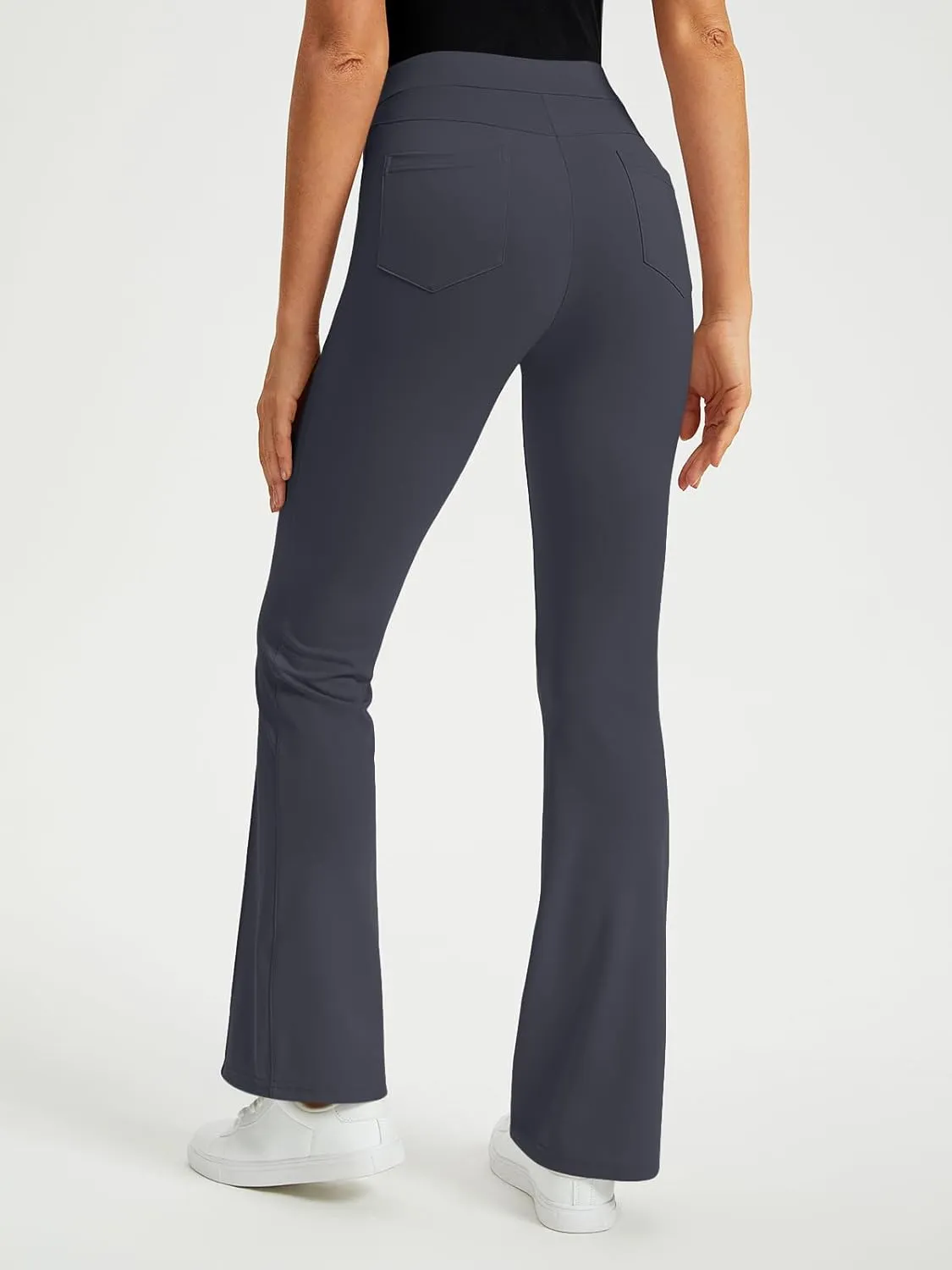 EFAN Womens Work Business Casual Flare Leggings Pants Comfort Office High Waisted Slacks Suits with Pockets 2025
