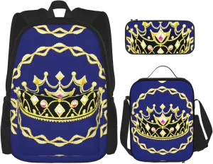 Fantasy Tiara Large capacity durable school bag   pencil case   lunch bag, accompany your children to study happily every day