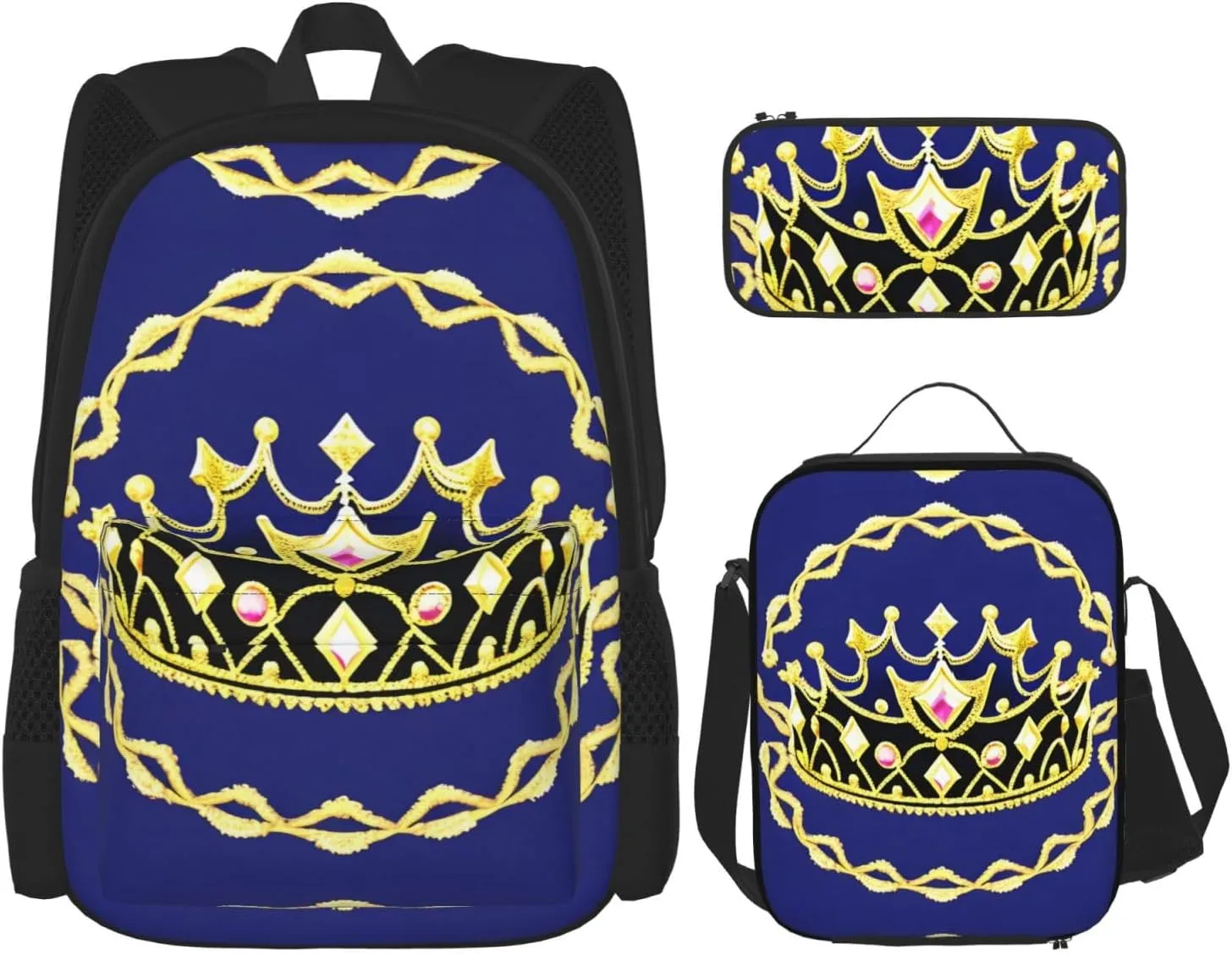 Fantasy Tiara Large capacity durable school bag   pencil case   lunch bag, accompany your children to study happily every day