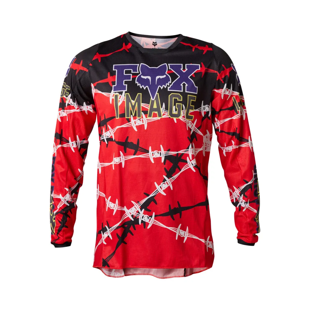 FOX 180 BARBED WIRE SE JERSEY [FLO RED]