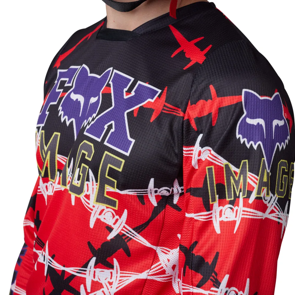 FOX 180 BARBED WIRE SE JERSEY [FLO RED]