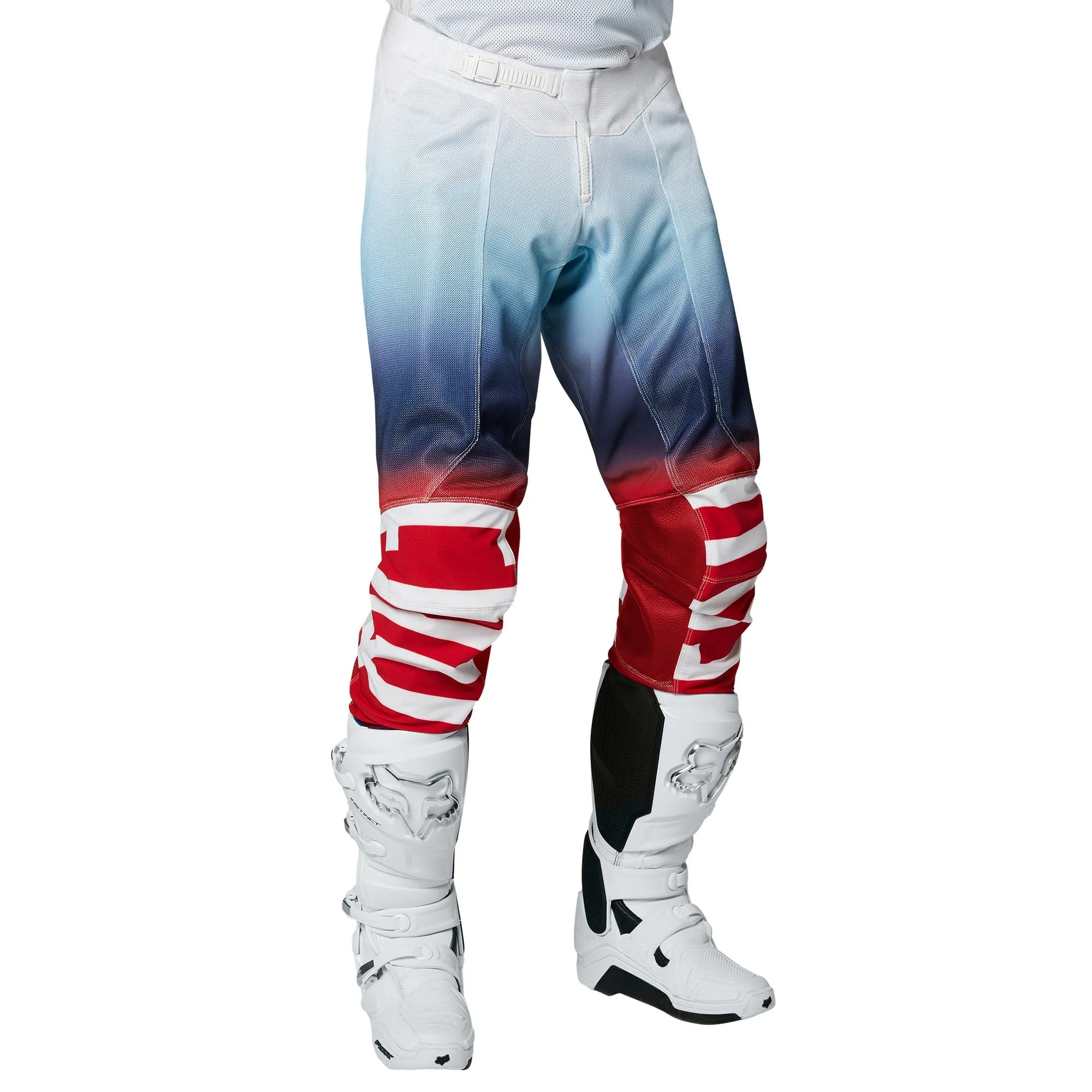 Fox Racing Airline Reepz Pants White/Red/Blue