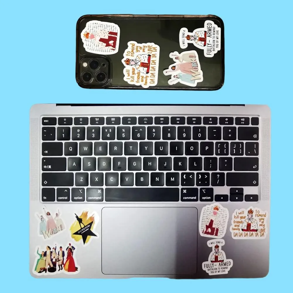 Fun Cosmetic Bag and 5 Stickers Hamil-ton Musical Gifts Musical Gifts for Music Lovers Hamil-ton Gifts Musical Gifts for Ladies She I'll Send Armed Armies to Remind You of My Love