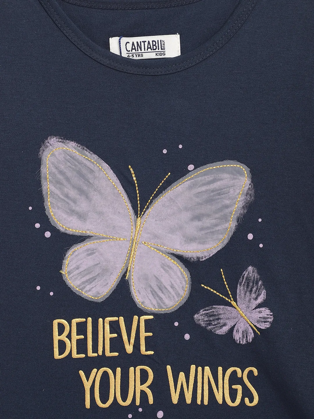 Girls Navy T-Shirt