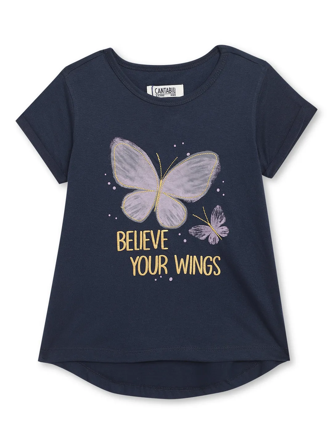 Girls Navy T-Shirt