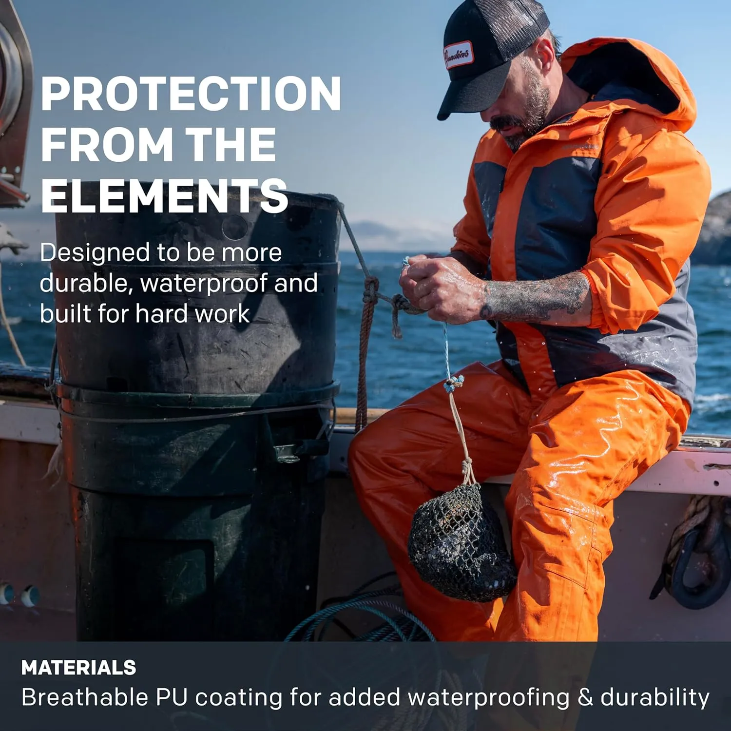 Grundns Mens Full Share Jacket | Waterproof, Breathable