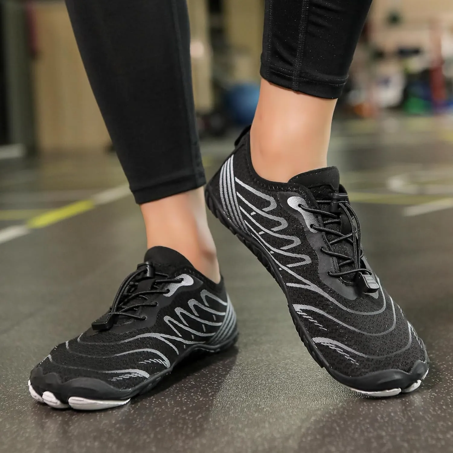 Hike Barefoot Shoes for Women Men Quick Dry Waterproof Barefoot Footwear Anti-Slip Grounding Shoes Running Healthy Athletic Sneaker Lightweight Beach Swim Outdoor Shoe