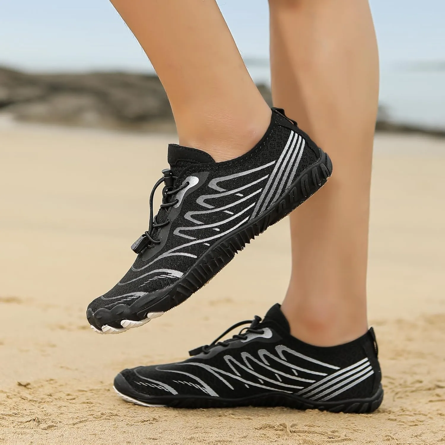 Hike Barefoot Shoes for Women Men Quick Dry Waterproof Barefoot Footwear Anti-Slip Grounding Shoes Running Healthy Athletic Sneaker Lightweight Beach Swim Outdoor Shoe
