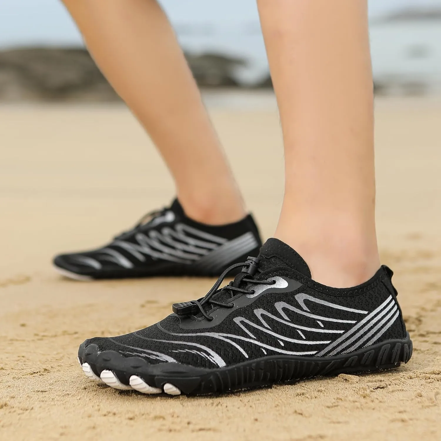Hike Barefoot Shoes for Women Men Quick Dry Waterproof Barefoot Footwear Anti-Slip Grounding Shoes Running Healthy Athletic Sneaker Lightweight Beach Swim Outdoor Shoe