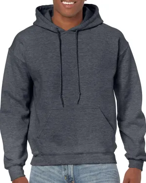 Hooded Pullover Sweat Shirt Heavy Blend 50/50 7.75 oz. by Gildan (Style# 18500) (4X-Large, Dark Heather)