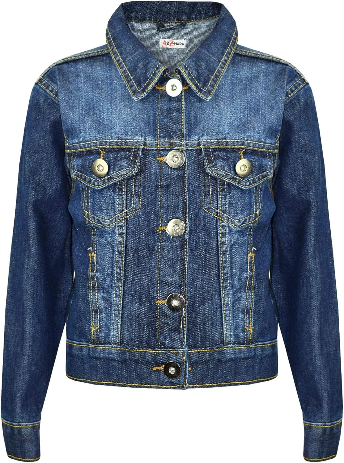 Kids Girls Jackets Designer Denim Style Fashion Jean Jacket Coat New Age 3-13 Yr