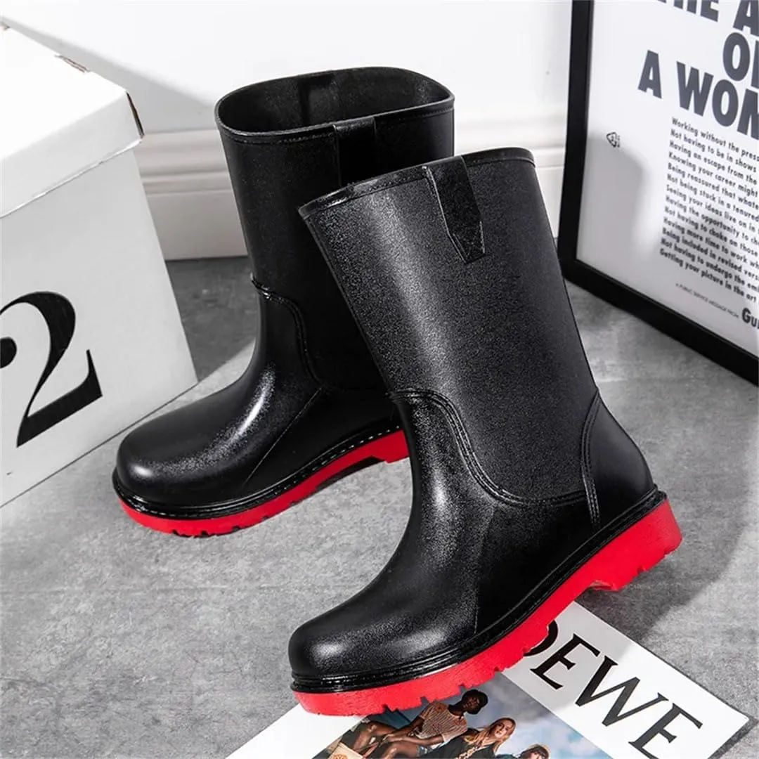 Man Boots Rain Boots Non-Slip Comfortable Wear-Resistant Waterproof Shoes