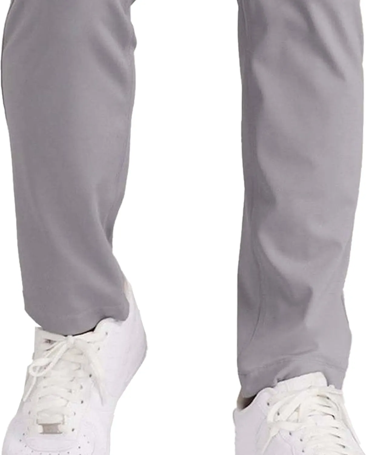 Men's Slim Fit Business Comfort Pants Straight Leg High Waist Casual Trousers Solid Basic Hiking Outdoor Pants