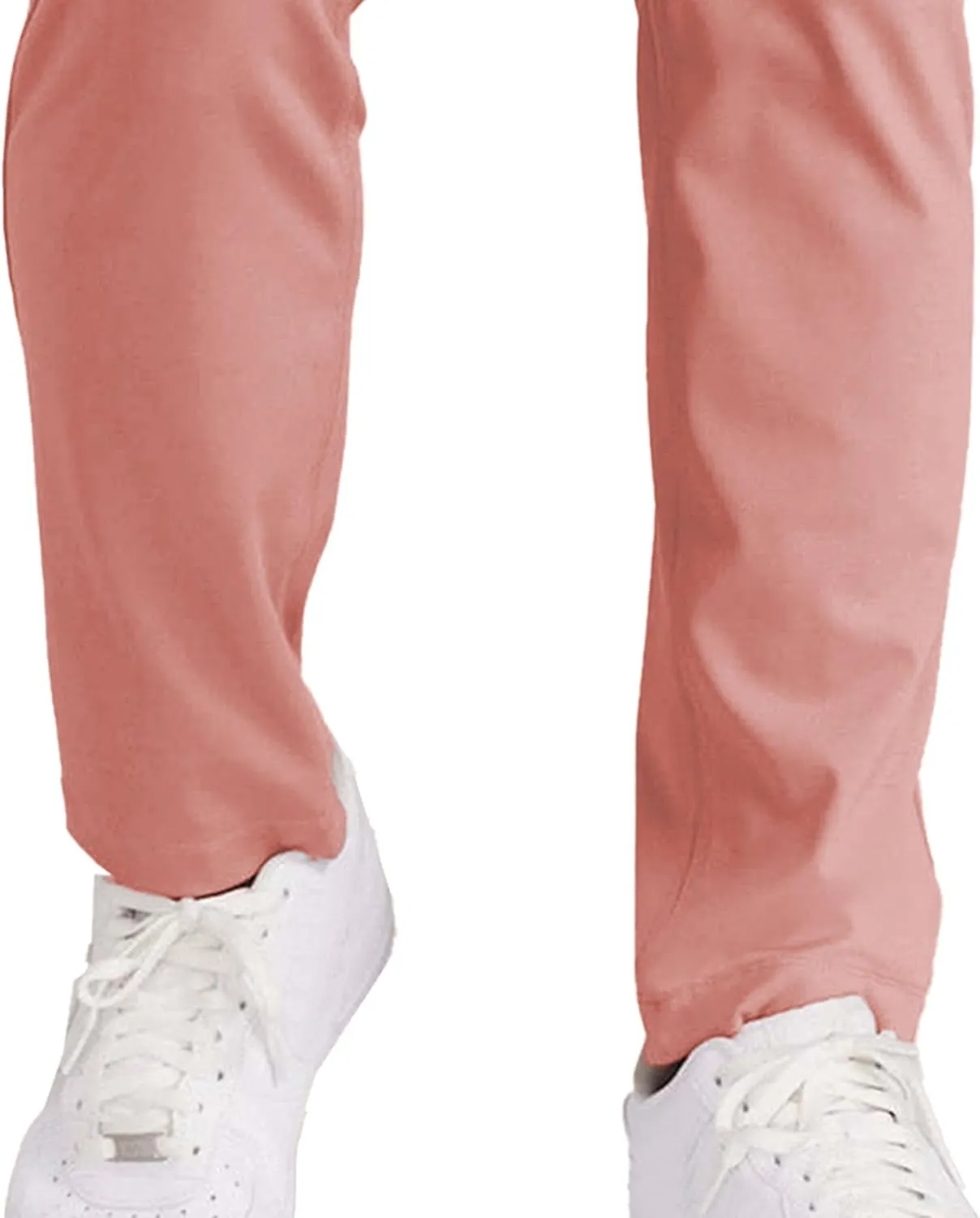 Men's Slim Fit Business Comfort Pants Straight Leg High Waist Casual Trousers Solid Basic Hiking Outdoor Pants