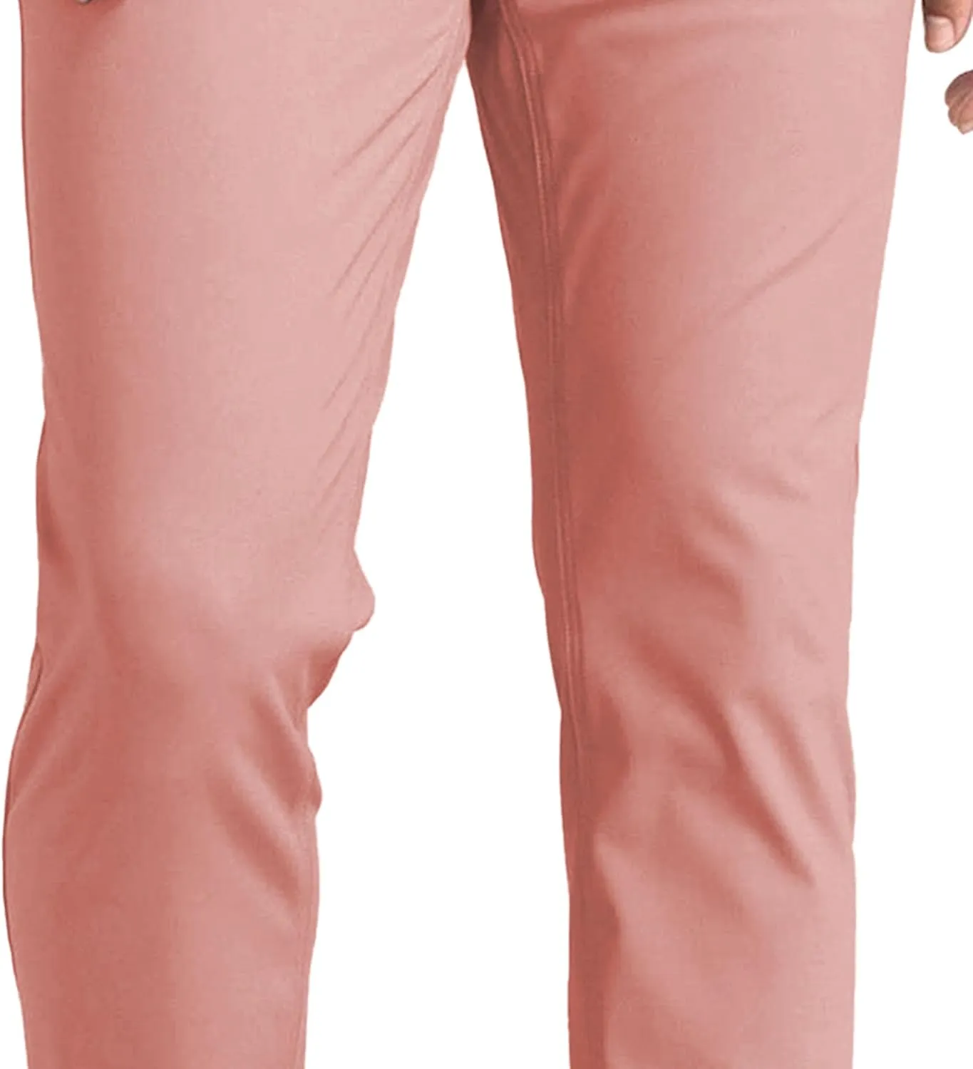 Men's Slim Fit Business Comfort Pants Straight Leg High Waist Casual Trousers Solid Basic Hiking Outdoor Pants