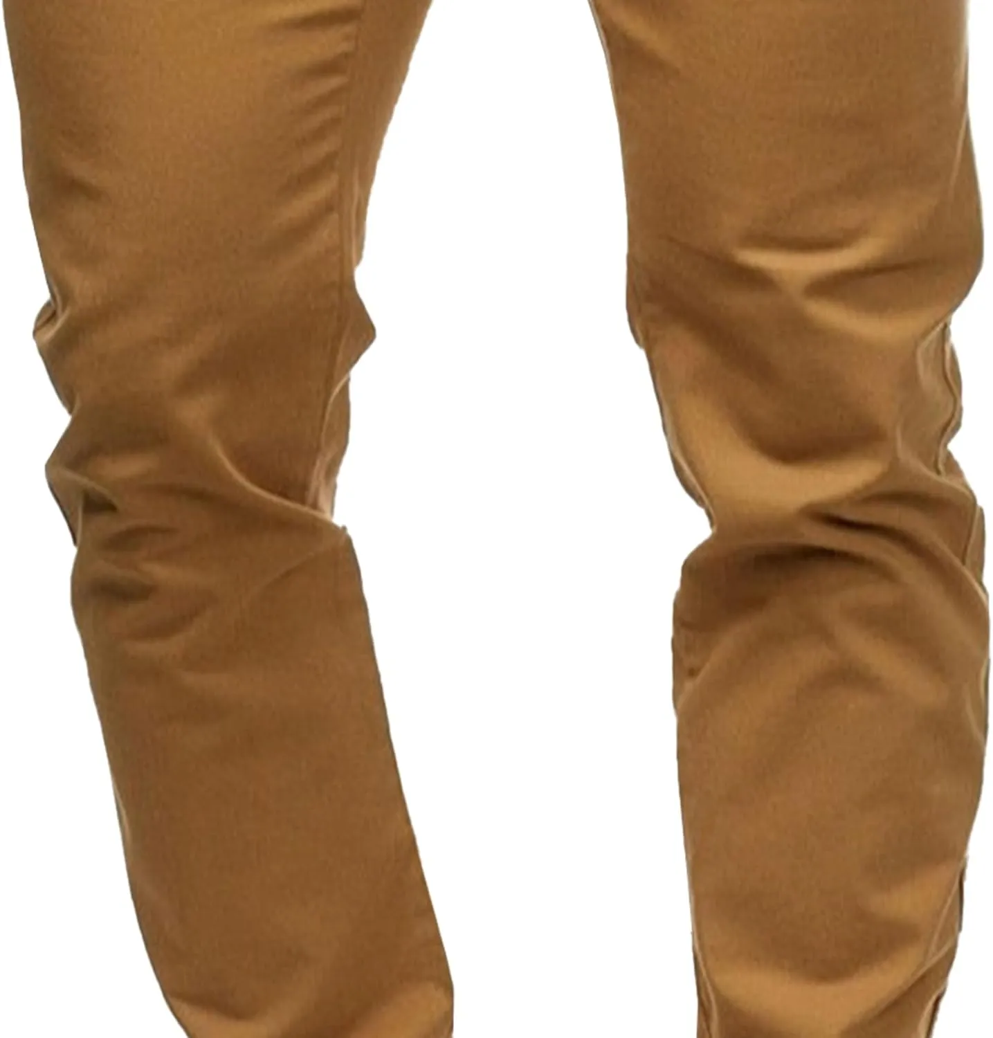 Men's Slim Fit Casual Outdoor Basic Pants Straight Leg Solid Sweatpants Pants Comfort Cotton Work Trousers