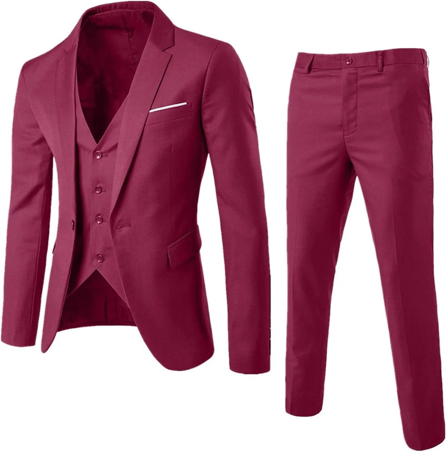 Mens Suits 2024 Slim Wedding Vest Pants Suit Jacket Suit Party Men's Coats Jackets Men Slim Fit Suit Linen Suit For