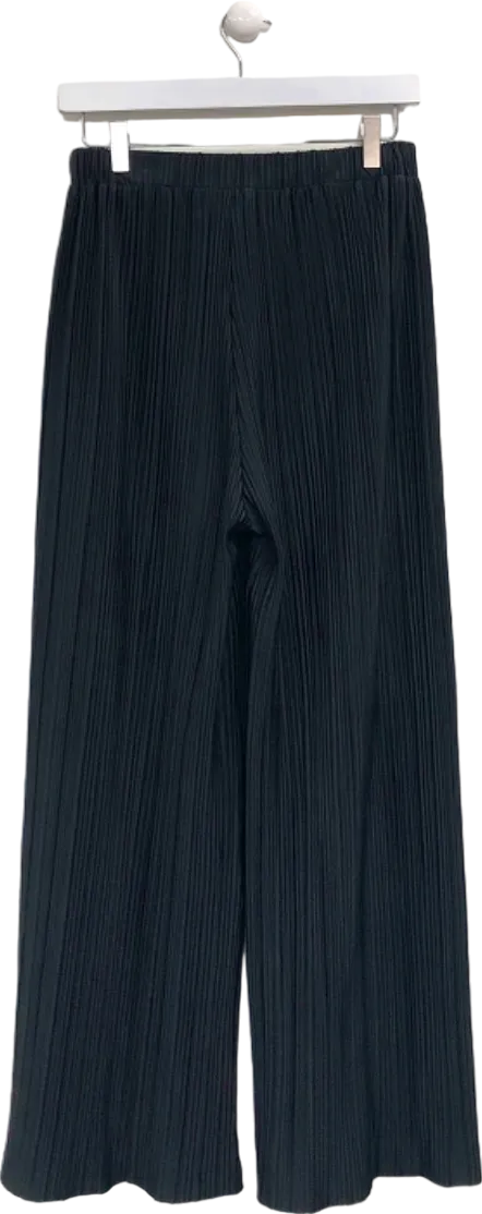 MNG Black Pleated Trousers UK 8