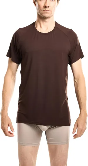 Mr. Davis Men's Bamboo Viscose Traditional Cut Crew Neck Undershirt - Stylish Crew Neck Undershirts for a