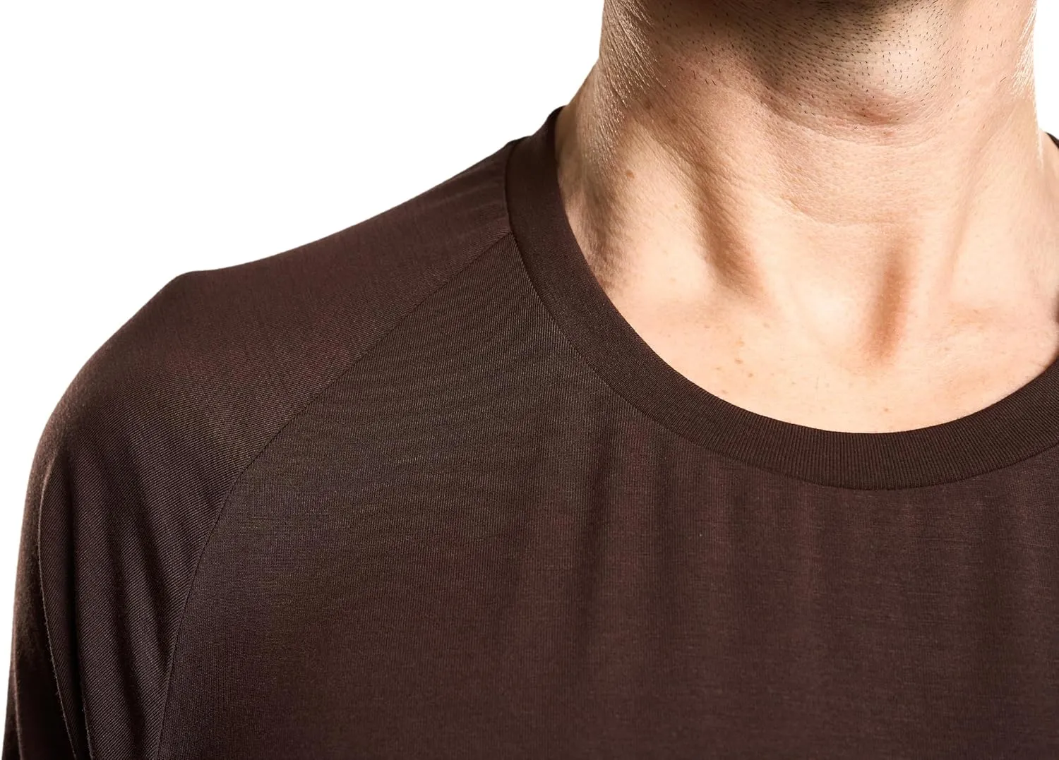 Mr. Davis Men's Bamboo Viscose Traditional Cut Crew Neck Undershirt - Stylish Crew Neck Undershirts for a