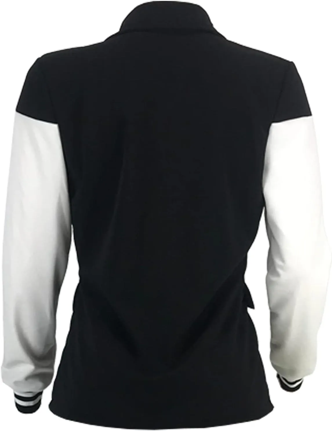 Qikaka Women's Long Sleeve Lapel Deep V Neck Paneled Double Breasted Blazer Coat Jackets