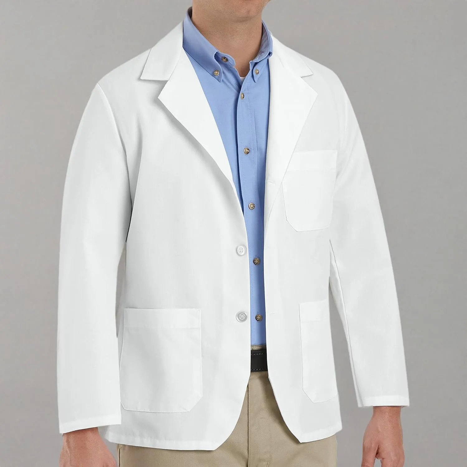 Red Kap Men's Lapel Counter Coat