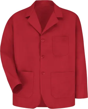 Red Kap Men's Lapel Counter Coat