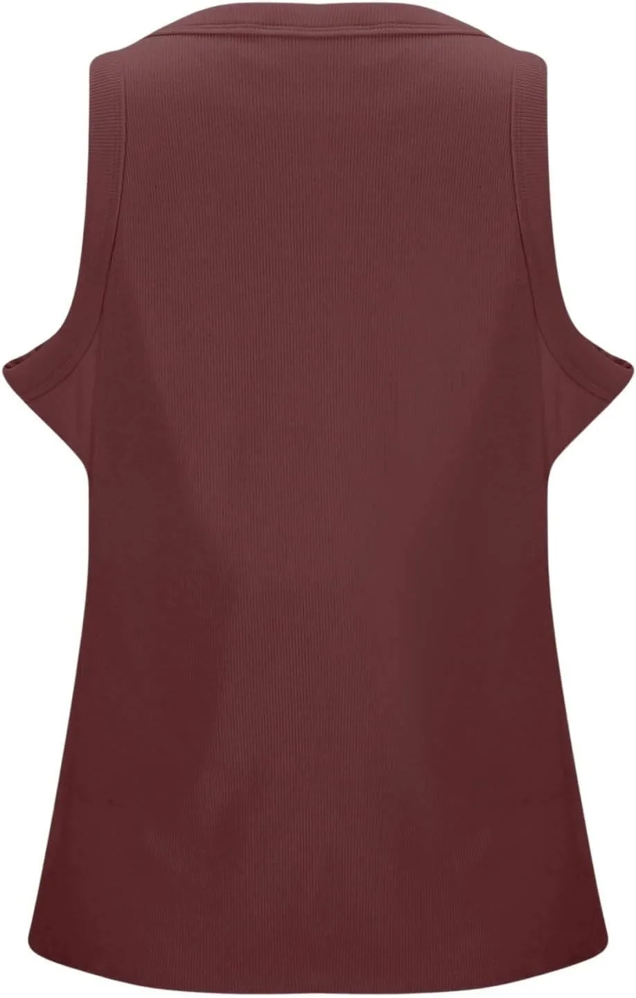 Ribbed Knit Tank Tops with Built in Bra for Women Casual Crew Neck Sleeveless Shirts Basic Workout Camisole Tees 2025