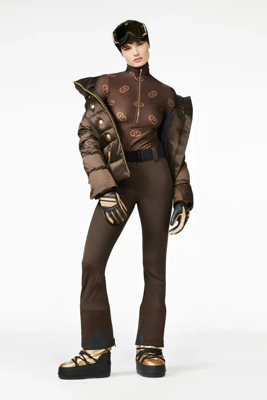 Robson Ski Pully Dark Brown