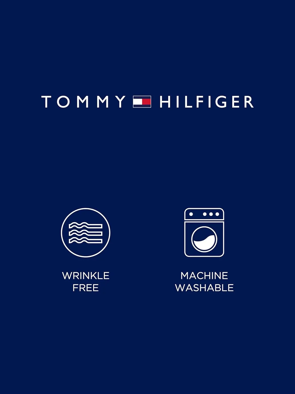 Tommy Hilfiger Men's Regular Fit Non Iron Solid Dress Shirt - Amazon Exclusive