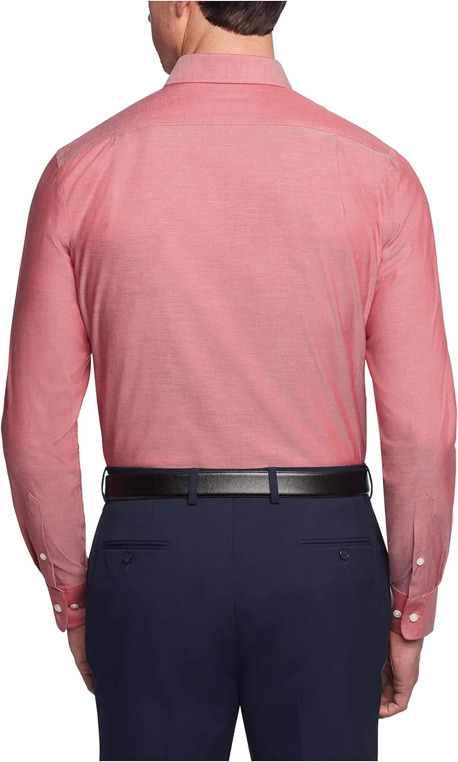 Tommy Hilfiger Men's Regular Fit Non Iron Solid Dress Shirt - Amazon Exclusive