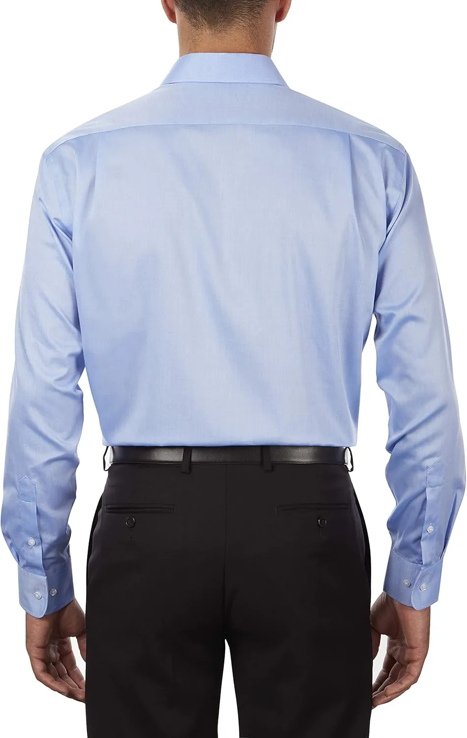 Tommy Hilfiger Men's Regular Fit Non Iron Solid Dress Shirt - Amazon Exclusive