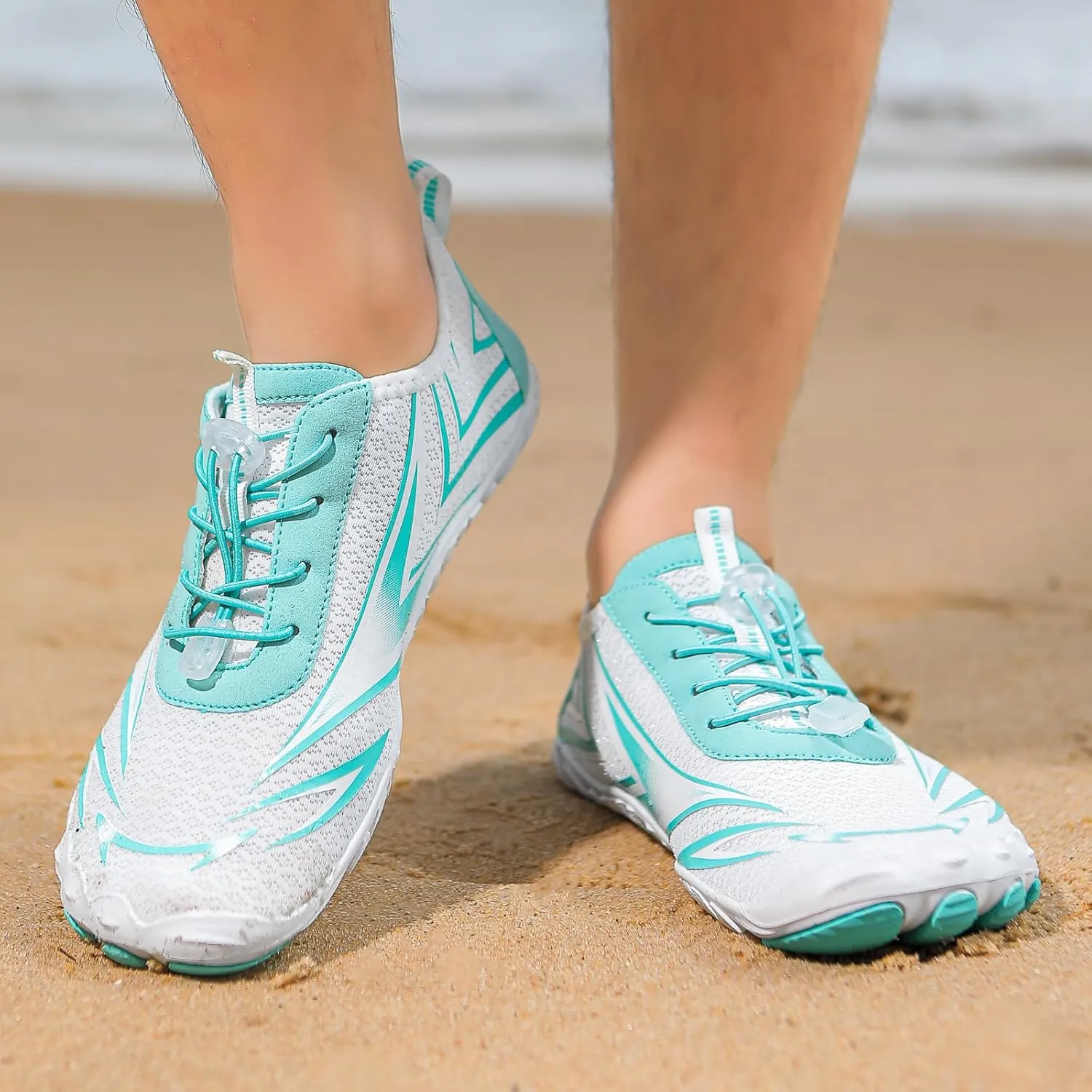 Unisex Mens Womens Athletic Hiking Water Shoes,Quick Dry Aqua Swim Shoes,Healthy & Non-Slip Breathable Barefoot Water Shoes Beach Footwear