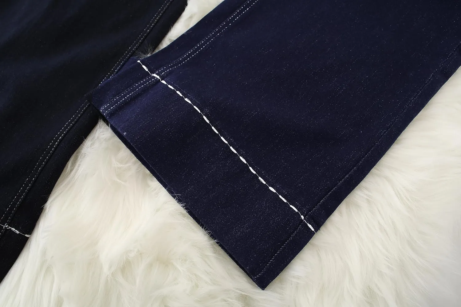 Women's High Waisted Wide Leg Jeans - Stretchy Straight Leg Denim Pants, 2025 Trendy Casual Comfort Fit