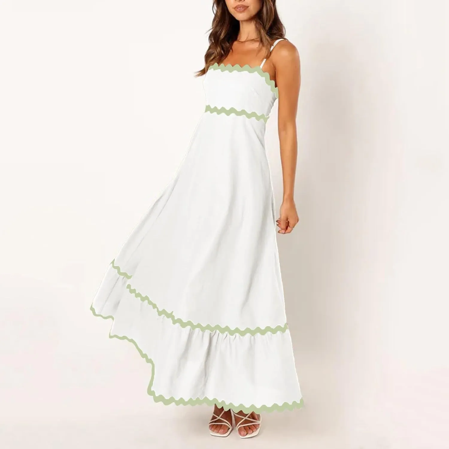 Womens Tube Top Summer Sun Dresses Trendy Camisole Ladies Sexy Beach Solid 2025 Modest Casual Spring Club Vacation