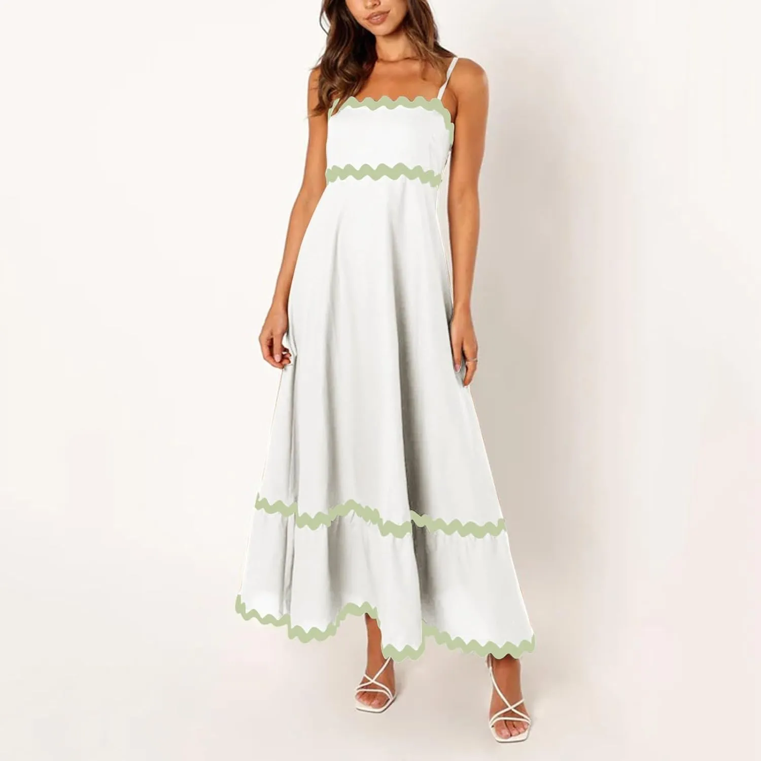 Womens Tube Top Summer Sun Dresses Trendy Camisole Ladies Sexy Beach Solid 2025 Modest Casual Spring Club Vacation